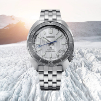 SEIKO 精工 PROSPEX 110週年限量白色冰川200米潛水機械錶 禮物 母親節(SPB333J1 / 6R35-02H0S)