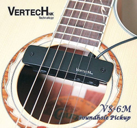 Vertech VS-6M 響孔式雙系統拾音器 可收打板音 免挖洞 專業拾音器【唐尼樂器】