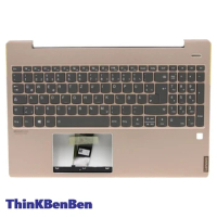 DE German Copper Keyboard Upper Case Palmrest Shell Cover For Lenovo Ideapad S540 15 15IWL 15IML 5CB0U42575