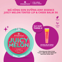 Má hồng son dưỡng 2in1 Essence Juicy Melon Tinted Lip & Cheek Balm 3g