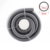Inner Diameter 32mm Flexible EVA Hose Pipes Elongated for Household Vacuum Cleaners Hose Car Black Gray Vacuum Cleaners Parts
