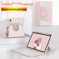 360°Rotation Keyboard Cover for Huawei Matepad 11 2023 2021 Pro 11 for Huawei MatePad Air 11.5 Bluetooth Round Cap Keyboard Case