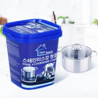 Cleaning Paste Household Stainless steel Cleaning Paste Multi-Surface Natural Multi-Purpose Cleaner Oven&amp;cookware Polish Cleaner