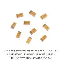 ตัวเก็บประจุแทนทาลัม, ประเภท A, 10 ชิ้น, ซับแพทช์ 3216, มีให้เลือก 25V, 16V, 10V, 6.3V, 100uf, 47uf,