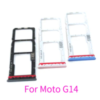 10PCS For Motorola Moto G14 SIM Card Tray Holder Reader Slot Adapter