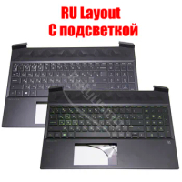 Rus Keyboard for HP Pavilion 15-EC Topcase L72597-001 L72598-001 With Backlit