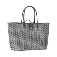 Goyard Saint Louis PM with Croc Tote Bag Grey Grey