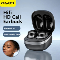 Awei T78 Bluetooth 5.3 Earphones Wireless 3D Stereo TWS Headphones with Microphones Game In-ear Headset Hifi HD Call Earbuds