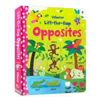 Usborne Lift-the-flap Opposites, Children's books aged 3 4 5 6, English picture book, 9781409582588