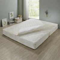 戀香 雙層鋪棉對折獨立筒彈簧床(20公分厚)單人加大