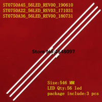 LED backlight strip 56 LAMP for Sony 75"TV XBR-75X850G ST0750A36_56LED_REV00_180731 734.03509.0001 ST0750A22 ST0750A45