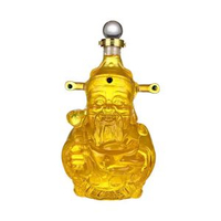 財神空酒瓶高硼矽玻璃泡酒瓶125斤人蔘泡酒瓶大容量密封泡酒瓶