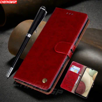 Case For Samsung Galaxy A12 5G Luxury Leather Wallet Flip Book Cover For Samsung A12 A 12 6.5 inch Soft Silicone Phone Cases