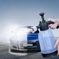 【Dagebeno荷生活】手動氣壓式泡沫噴壺 家用洗車扇形泡沫噴霧器(1入)