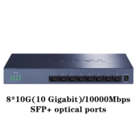 For 10gbps switch 10g switch 10000mbps 10gb switch 10 gigabit optical switch sfp+ tl-st1008f 8 ports