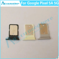For Google Pixel 5A 5G SIM Card Tray Slot Holder Adapter Socket Parts For Google Pixel5A Sim Tray Holder Replacement