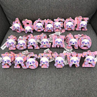 Genuine Australian Smiggle Pink Purple Bear Letter Fragrance Pendant Anti Lost Keychain Children'S Toy Pendant