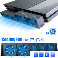 Base Fan Stand For Sony PS4 Pro Slim Game Console Play Station Playstation PS 4 Cooling Support Cooler Accessories Holder Gaming