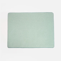 【HOLA】SNOW TOUCH 涼感耐磨耐抓室內地毯150x80-素色綠
