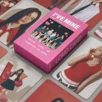 55PPcs/Box Kpop IVE New Album Lomo Cards I'VE MINE Photocards Eitherway Photo Print Card