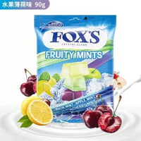 霍士foxs水晶糖水果糖硬糖送禮伴手喜糖果小包裝 獨立包裝 辦公室解饞 新日期 辦公室下午茶之選 新舊包裝隨機發（平行進口）