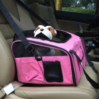 Pet car bag, small and large dog house, cat house, car bag, portable bag, teddy bear, small dog travel backpack