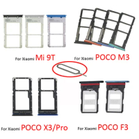 10 For Xiaomi Mi 9T POCO X3 F3 M3 Pro Original Phone SIM Chip SD Card Tray Holder Drawer Slot For POCO M3 F3 X3 Pro With Tools