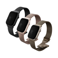 【UNIQ】Apple Watch S10 42/41/40mm Dante Pro不鏽鋼米蘭磁扣錶帶