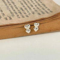 Winterwinter Jewelry Silver925 : ต่างหูเงินแท้ ต่างหูรูปหัวใจ