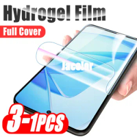 1-3PCS Hydrogel Film For Xiaomi Redmi 12 5G 11 Prime For Redmi11 Redmi12 5 G 11Prime Water Gel Soft Protection Screen Protector