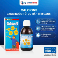 Canxi Cho Bé CALCION3 Bổ Sung Canxi, Magie, Vitamin D3 & K2 Hỗ Trợ Phát Triển Xương, Răng, Nhập Khẩu