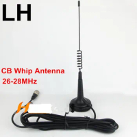 CB radio whip 26-28MHz HF mobile cb 27MHz magnet mount antenna citizen band car roof base aerial