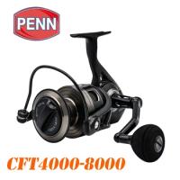 Original PENN Conflict Fishing Reel CFT 2500-8000 Full Metal Body Sea Fishing Spinning Reel Anti-reverse Lightweight Design
