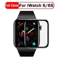1-3pcs Smartwatch Screen Protectors Full Curved Film for Apple Watch 6 6S Anti-scratch Protective Film for IWatch 6/6S 40mm 44mm