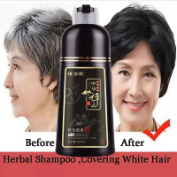 Dewa Zen Shampoo Pewarna Rambut/Sampo Penghitam Rambut Uban/Hair Coloring Shampoo 500ml Semir Pewarn