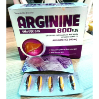 [Xu hướng mới] Arginine 800 plus tỏi đen, diệp hạ châu, thymomodulin mát gan, lợi mật, giải độc gan