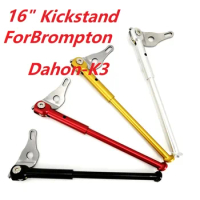 16" Folding Bike Kickstand For Brompton K3 Folding Stand Aluminum Alloy CNC Bicycle Stand