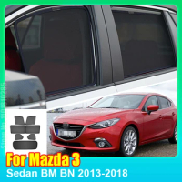 For Mazda 3 Sedan BM BN 2013-2018 Mazda3 Car Window SunShade Shield Front Windshield Rear Side Curtain Sun Shade Visor