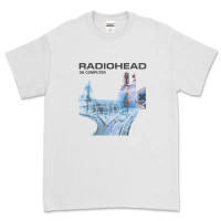 Kaos Tshirt Band RADIOHEAD - OK COMPUTER / KAOS BAND | Unisex | Men | Women】 Bahan Tebal Cotton Comb