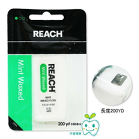 【牙齒寶寶】REACH 麗奇 含蠟潔牙線-薄荷200M【大】