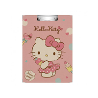 小禮堂 Hello Kitty A4牛皮紙夾板 (草莓冰淇淋款) 4713752-407503