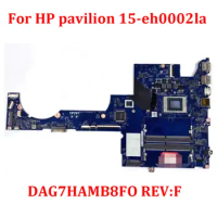 For HP pavilion 15-eh0002la DAG7HAMB8FO REV:F Laptop Motherboard