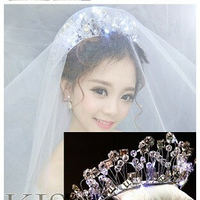瑪姬新娘飾品瑪姬主義-  -A002 水晶閃亮皇冠A款--新娘秘書新秘用品平價結婚婚禮配飾專賣---