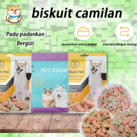 Biskuit Anjing dan Cemilan Kucing 100g - Cemilan Kucing Bergizi dan Sehat - Cemilan Kucing 100g