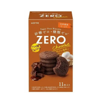 樂天 日本 Zero零糖雞蛋朱古力曲奇餅乾 11枚 無糖