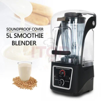 5L Sound Proof Blender Professional Big Capacity Juice Blender Commercial Electric Smoothies Blender