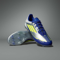 ADIDAS IH0918 梅西 F50 League FG/MG Messi 男 足球鞋 銀/藍【iSport愛運動】