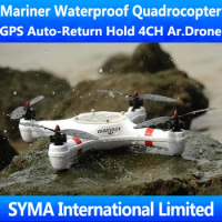 Mariner 450 Waterproof RC Quadcopter Drone GPS NAZA Flight Control Walkera DEVO 10 Controller with HD Camera VS SwellPro Splash