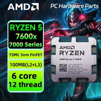 New AMD Ryzen 5 7600X CPU 6-Core 12-thread Ryzen 5 7600X Processor Brand NEW 100-000000593 5.3Ghz L3=32MB For B650 Motherboard