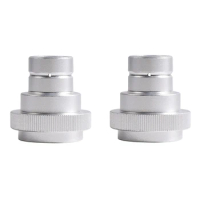 2X Quick Adapter For CO2 Soda Water Sparkler DUO, Tank Canister Conversion For Soda Stream Soda Machine Silver